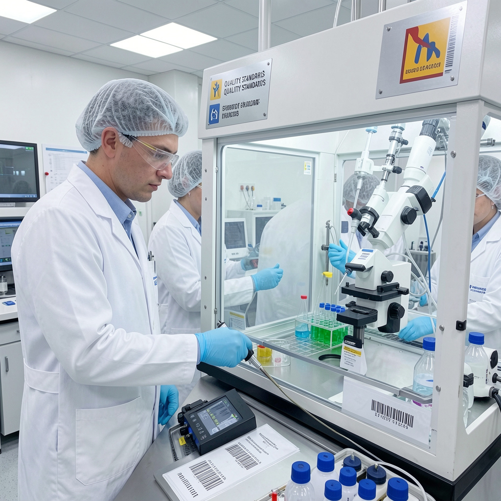 Khomlaxxphor research team in modern laboratory ensuring quality standards